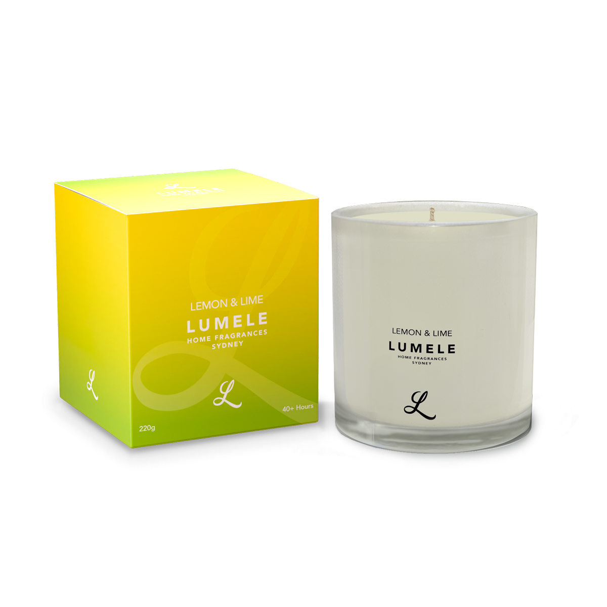 Lemon & Lime - 100% Natural Soy Scented Candle