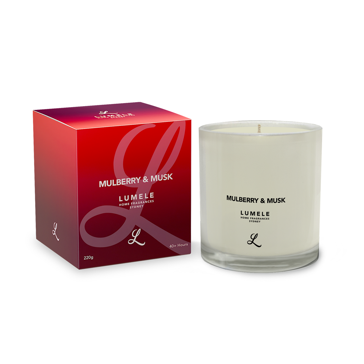 Mulberry & Musk - 100% Natural Soy Scented Candle