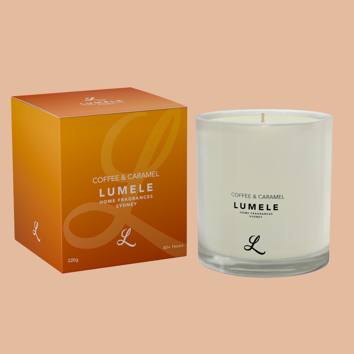 Coffee & Caramel - 100% Natural Soy Scented Candle