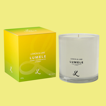 Lemon & Lime - 100% Natural Soy Scented Candle