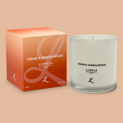 Cedar & Sandalwood - 100% Natural Soy Scented Candle