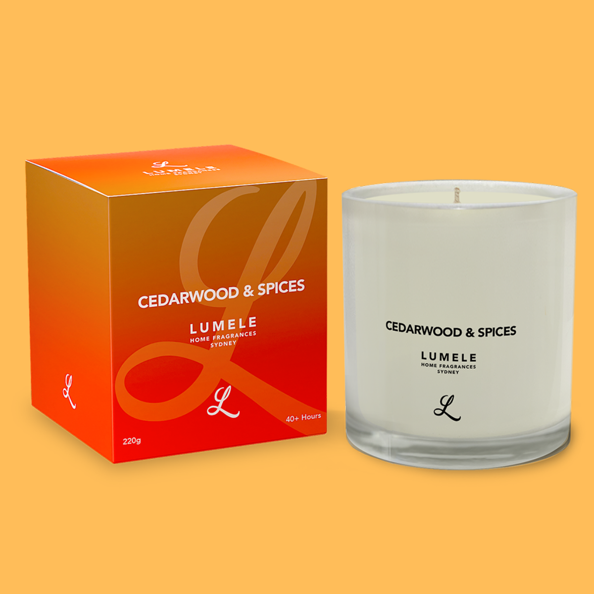 Cedarwood & Spices - 100% Natural Soy Scented Candle