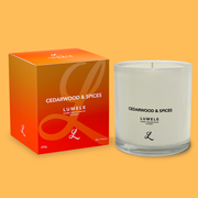 Cedarwood & Spices - 100% Natural Soy Scented Candle